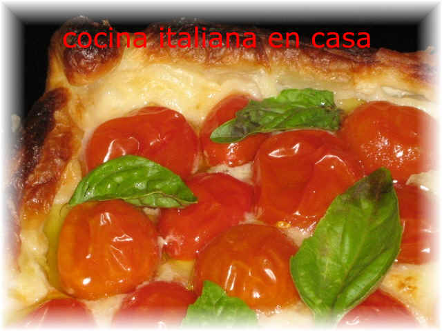 receta fotografiada: pastel de tomates - Torta di pomodori
